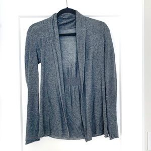 Grey Cardigan Sweater